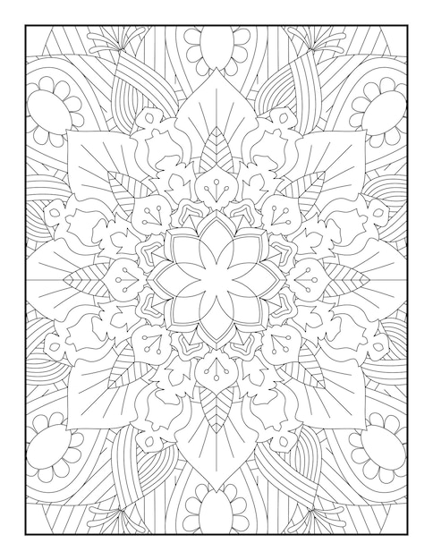 Mandala kleurplaten, Mandala kleurplaat voor volwassenen, Mandala, kleurplaten voor volwassenen