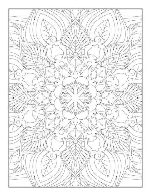 Mandala kleurplaten, Mandala kleurplaat voor volwassenen, Mandala, kleurplaten voor volwassenen