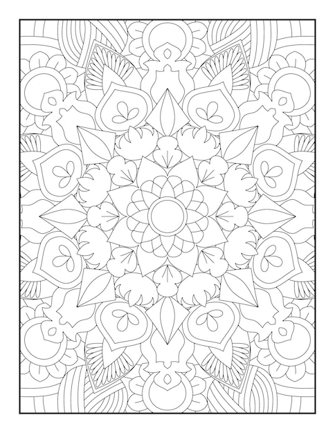 Mandala kleurplaten, Mandala kleurplaat voor volwassenen, Mandala, kleurplaten voor volwassenen