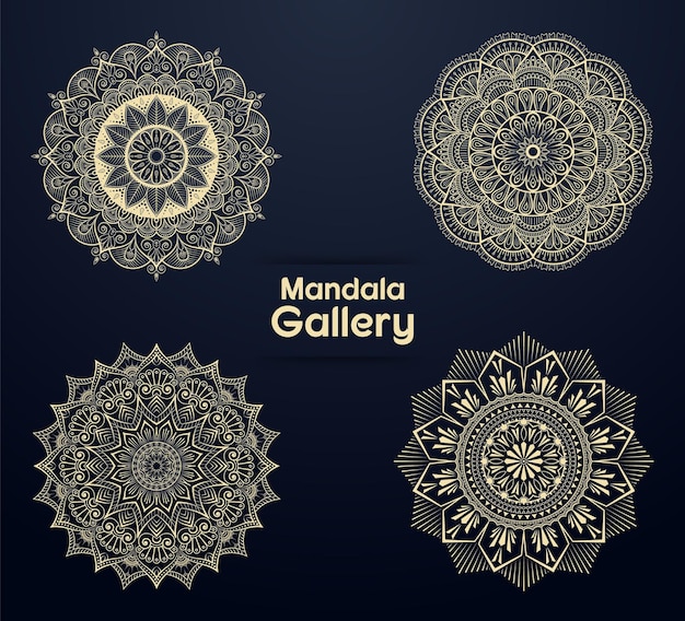 Mandala kunst creatief decoratie cirkel ontwerp