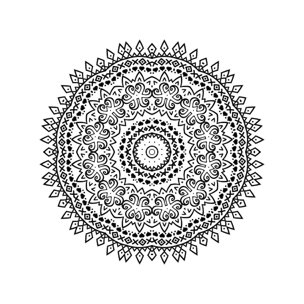 Vector mandala kunst decoratie ontwerp