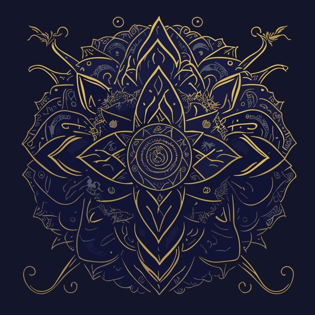 mandala kunst illustratie vector