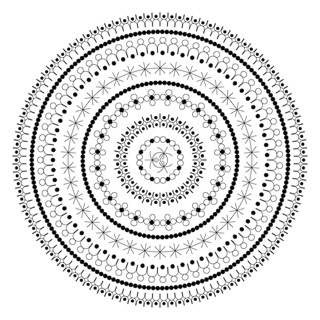 mandala kunst vector