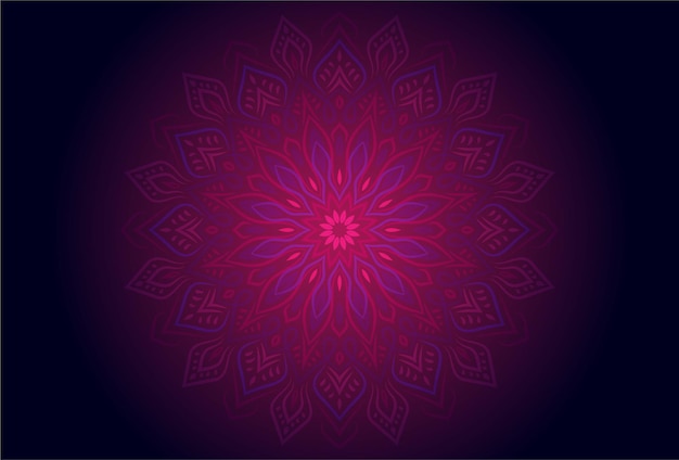 Mandala kunst voor ontwerp vintage decoratie boek omslag motief Etnisch logo achtergrond flyer poster