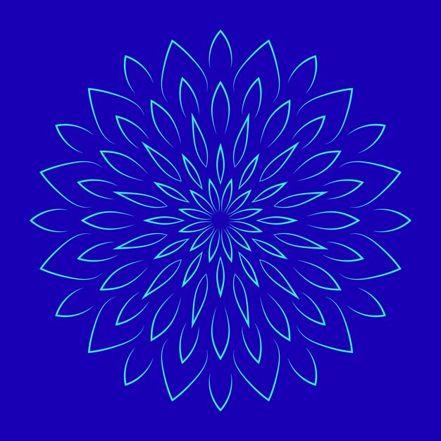 mandala kunst voor sjabloon achtergrond