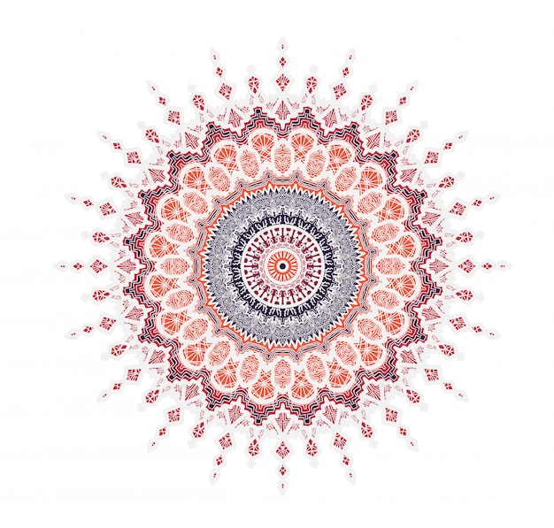 Mandala lijnsjabloon