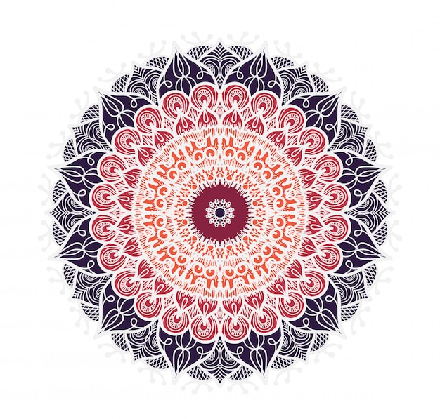 Modello di linea di mandala