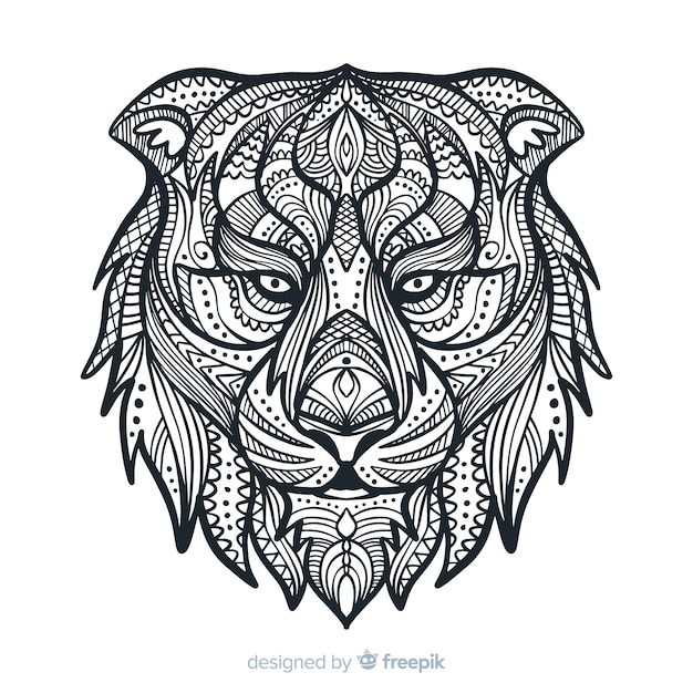 Mandala lion