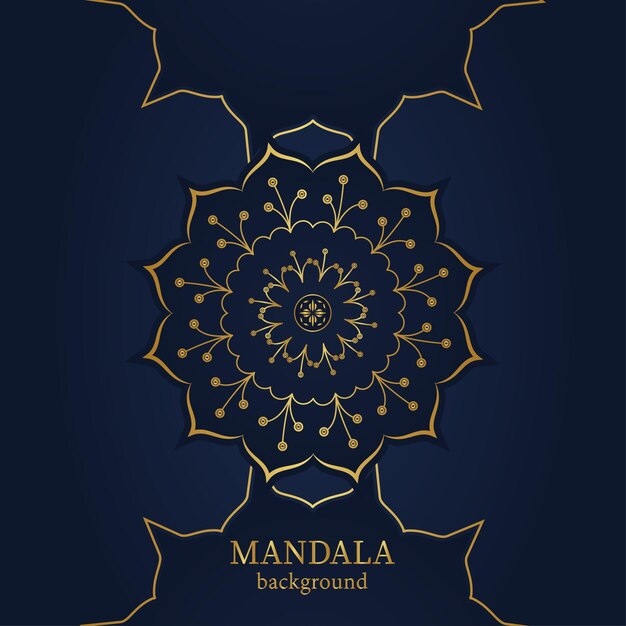 Mandala luxe achtergrond.