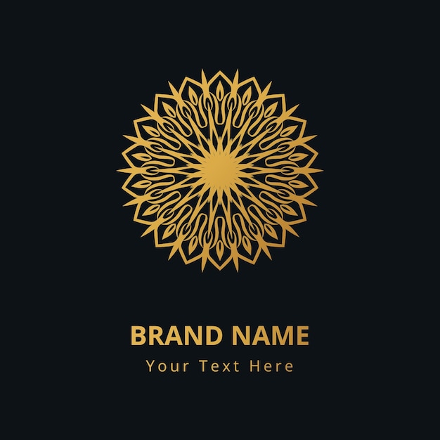 Mandala luxe logo-ontwerp