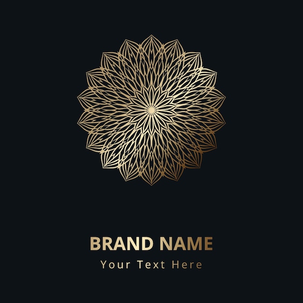 Vector mandala luxury background design