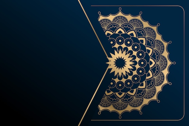 Vector mandala luxury background