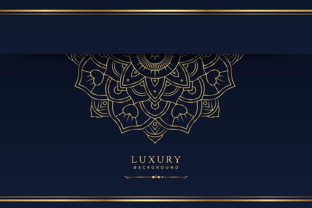 mandala luxury modern background for invitation template