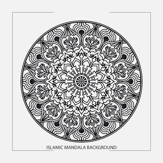 mandala Luxury Symbol pattern Islamic design color Free Vector design