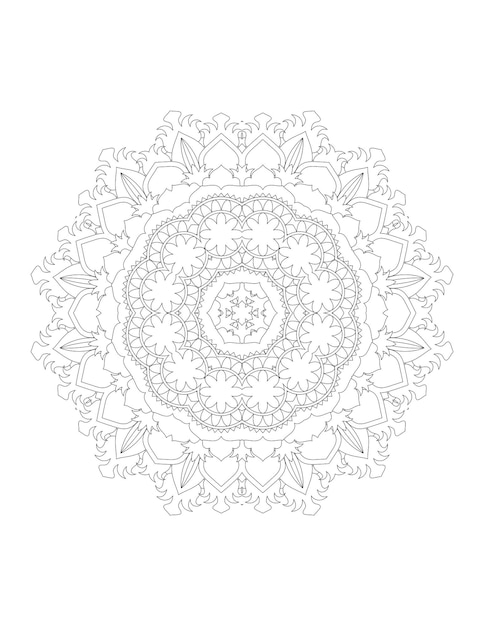 Mandala. mandala kleurplaat. volwassen kleurplaat.