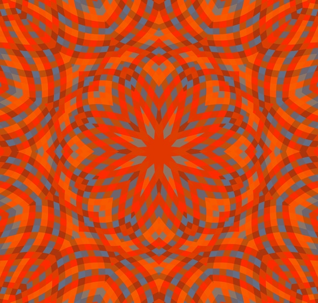 Mandala medaillon geometrische vector naadloze patroon oosterse des