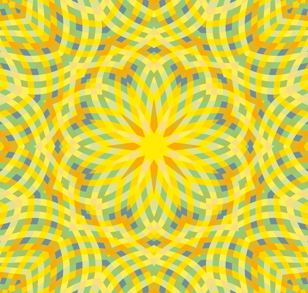 Mandala medallion geometric vector seamless pattern oriental des
