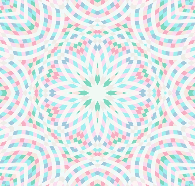 Mandala medallion geometric vector seamless pattern oriental des
