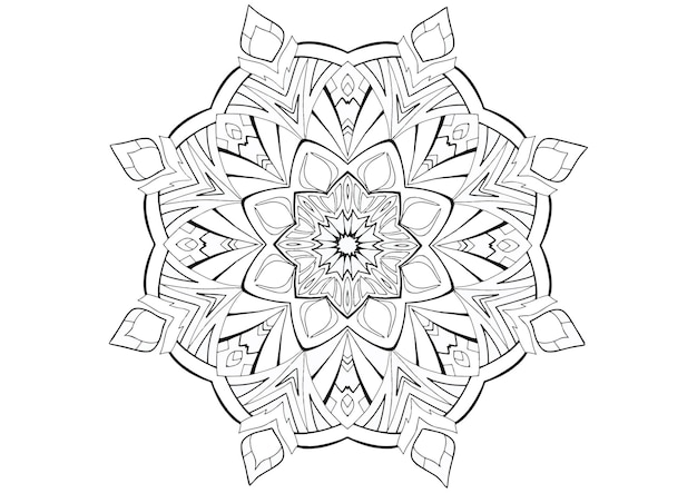 Vettore arti della meditazione mandala 148