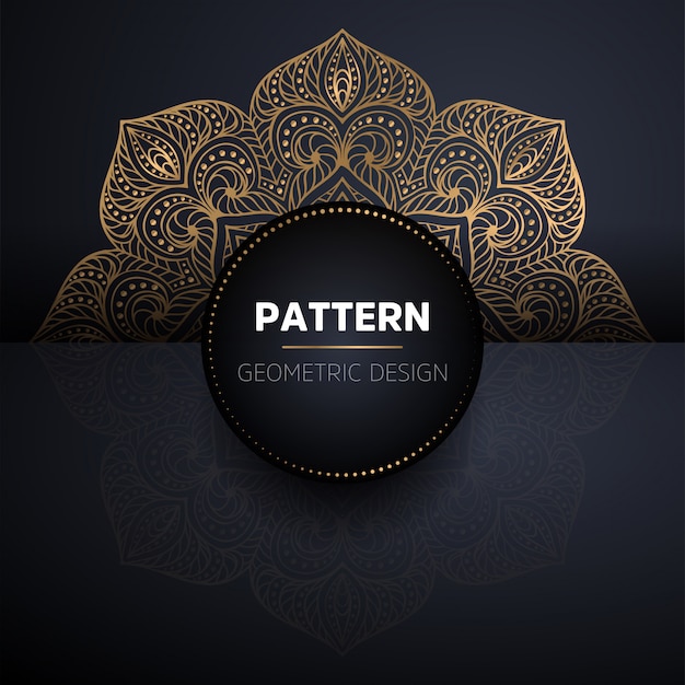 Mandala naadloze patroon. Vintage decoratieve elementen patroon