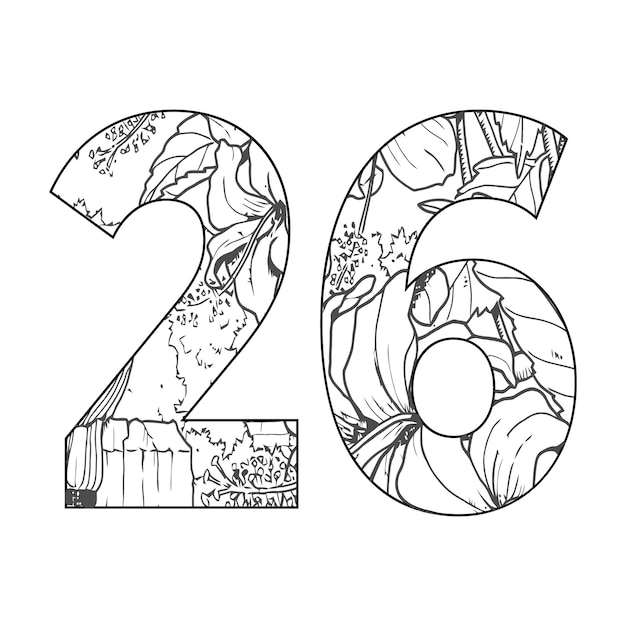 Mandala Number Coloring Page For Kids