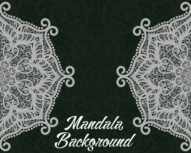 Mandala ontwerp achtergrond