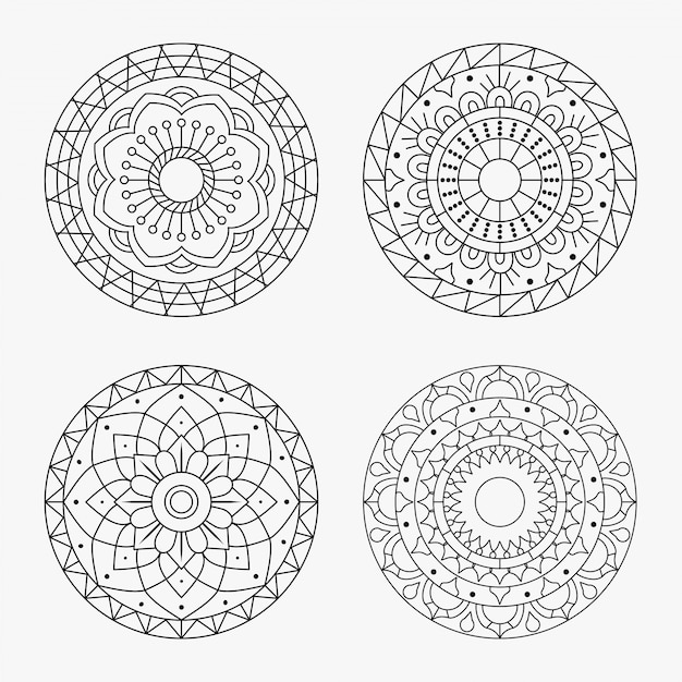 Mandala ontwerp instellen