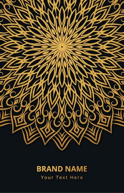 Mandala-ontwerp Premium Vector