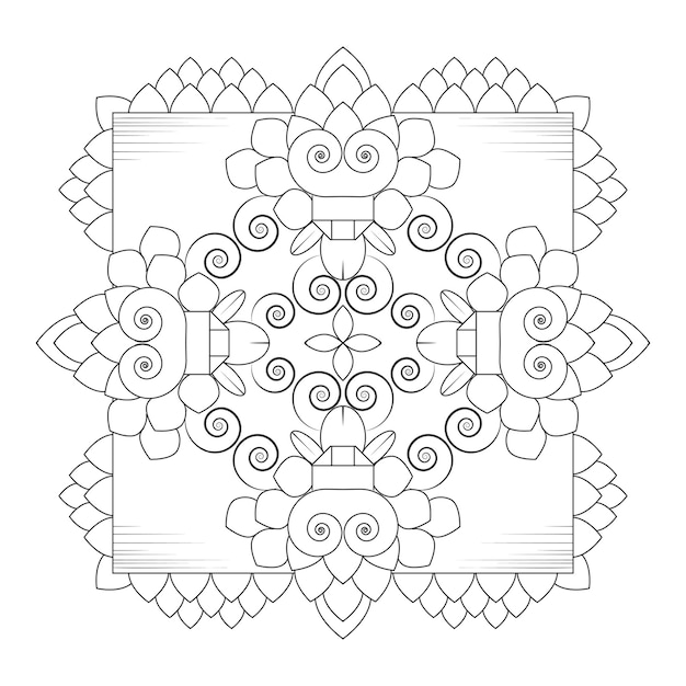 Mandala ontwerp vector