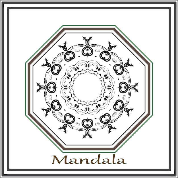 Vector mandala-ontwerp