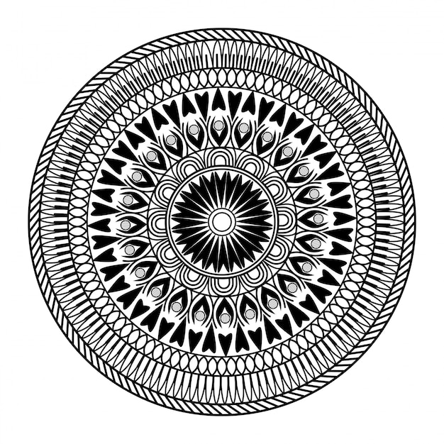 Mandala in stile orientale