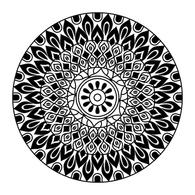 Mandala oriental style