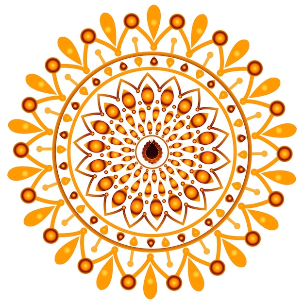 Mandala ornament design in vector