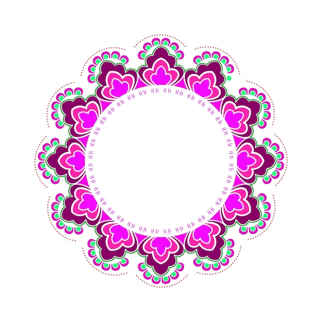 mandala ornament design in vector