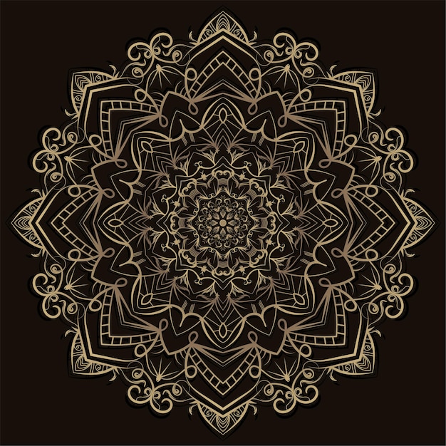 Mandala ornament or flower background design.