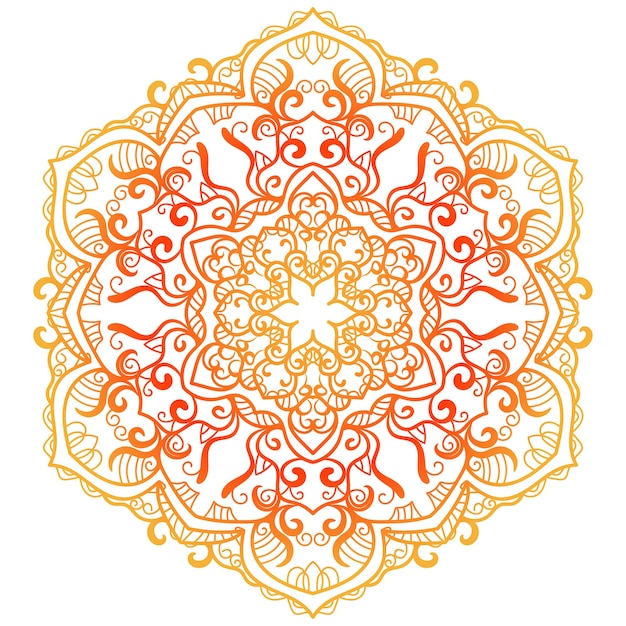 Mandala ornament or flower background design