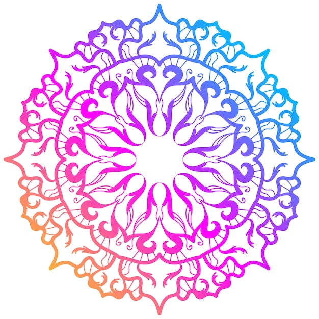 Mandala ornament or flower background design