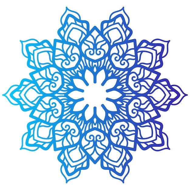 Mandala ornament or flower background design.