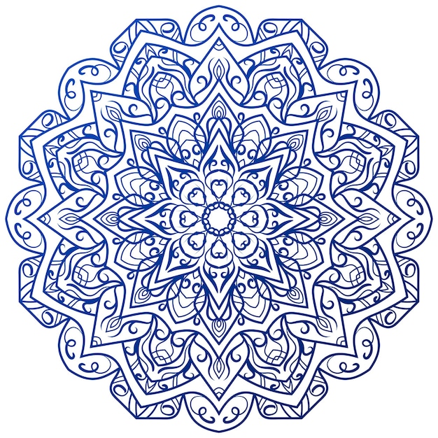 Mandala ornament or flower background design.