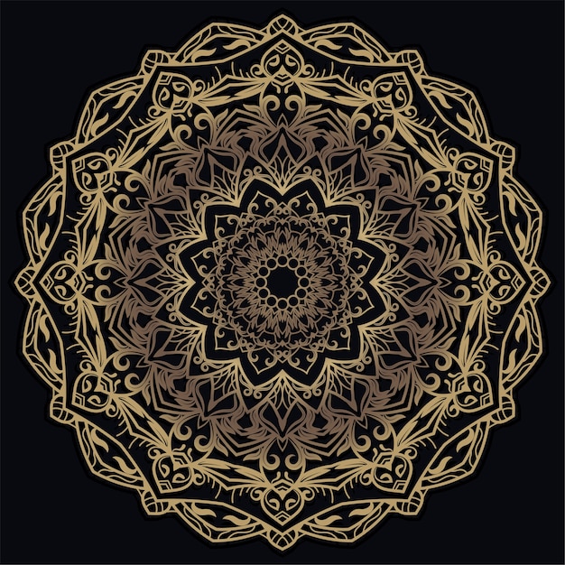 Mandala ornament or flower background design.