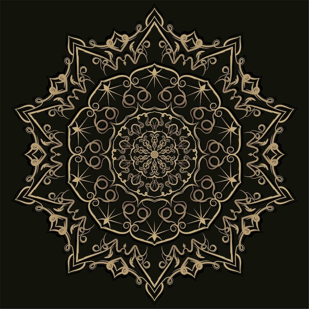 Mandala ornament or flower background design.