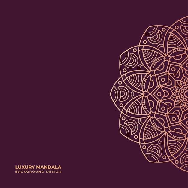 Mandala Ornament Geometrische Achtergrond