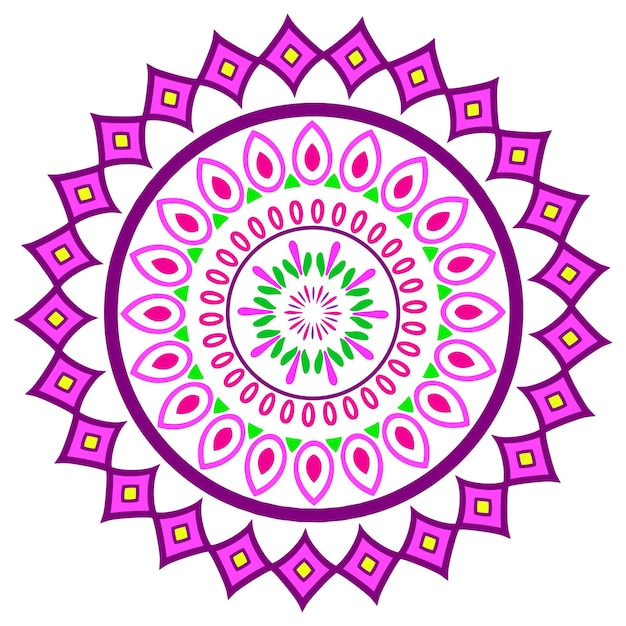 Mandala ornament ontwerp in vector