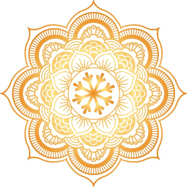 Mandala ornament ontwerp in vector