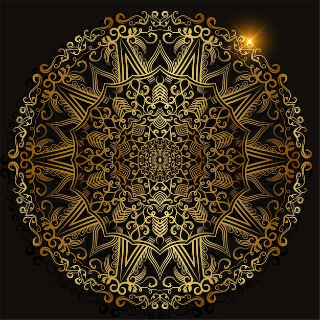 Mandala ornament ontwerp.