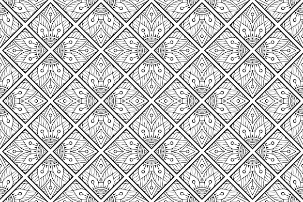 Mandala Ornament Pattern. Vintage decorative elements  