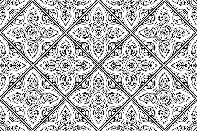 Mandala ornament pattern. elementi decorativi vintage