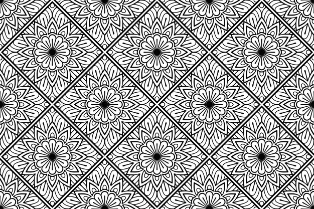 Mandala Ornament Pattern. Vintage decorative elements  