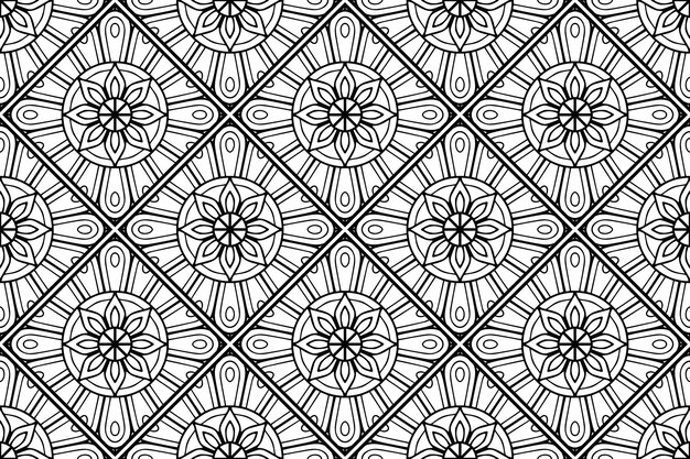 Mandala Ornament Pattern. Vintage decorative elements  