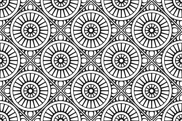 Mandala Ornament Pattern. Vintage decorative elements  